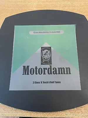 Motordamn The Damned Rare Over The Top 7  Vinyl Single Mega Rare Promo Sleeve • £235.97