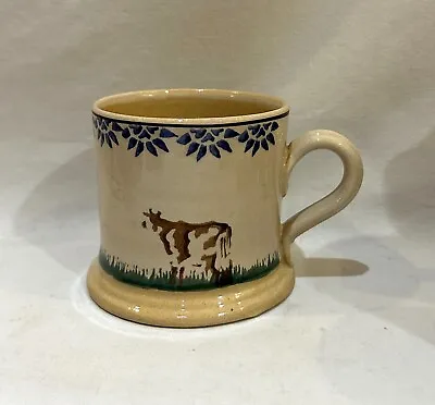 Vintage Nicholas Mosse Pottery Mug Cow Pattern Made In Ireland • $35