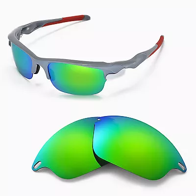 New WL Polarized Emerald Replacement Lenses For Oakley Fast Jacket Sunglasses • $16.99