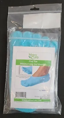 5-Toe Gel Moisturizing Socks Helps Dry Feet Cracked Heels Calluses Size  Small • $12.75