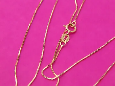 Solid 10k Gold Chain Necklace Box Chain Rope Chain Cable Chain 10kt Gold • $49.95