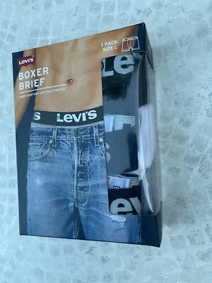 £12.80 • Buy Levis 3 Pack Trunks Boxer Large