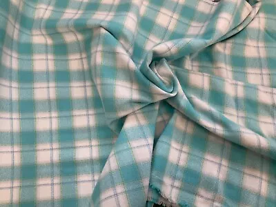 Robert Kaufman - Mammoth Junior Flannel #srkf-19841-70-y - Aqua- By The Yard • $12.50