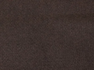 Minerva Undercollar Melton Fabric Dark Brown - Per Metre • £10.99