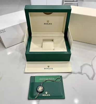 Authentic NEW STYLE ROLEX Watch Box Set + Card Holder Medium Size 39139 *NEW • $622.16