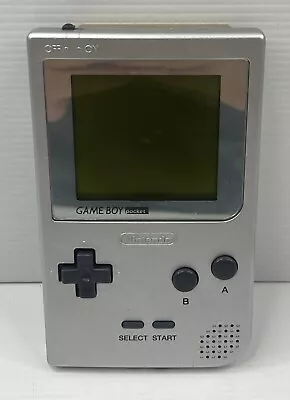 Silver Nintendo Gameboy Pocket Console - Tested & Working -  FREE POST • $75