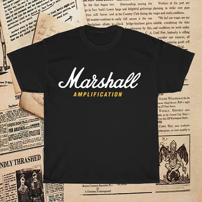 New Marshall Amplification Amplifier Logo Men's T-Shirt Funny Size S To 5XL • $22.99