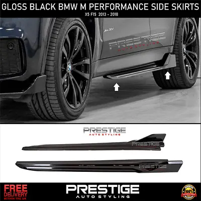 £139.99 • Buy For Bmw X5 F15 M Performance Side Skirt Skirts Lip Extension Blades 2013-18