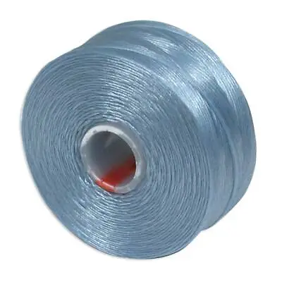£3.99 • Buy S Lon Nylon Beading Thread - Light Blue - Size D- Superlon Tex45 -78yd- S0058