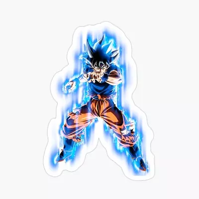 Goku Ultra Instinct Sticker Decal Vinyl For Car Truck Sticker 5 Inch • $7