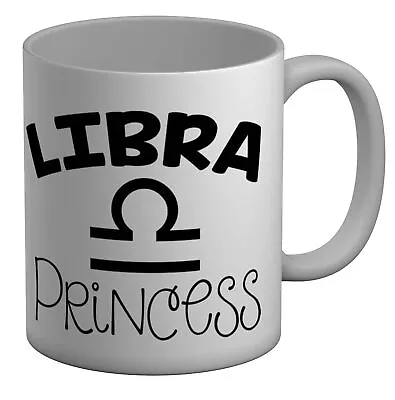 £8.99 • Buy Libra Zodiac Princess White 11oz Mug Cup