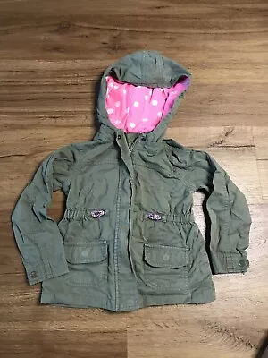 $2.99 • Buy Girls 4y Arizona Green Utility Army Jacket Light Weight