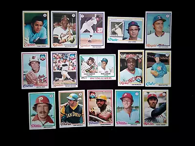 1978 Topps Schmidt Jackson Winfield Parker McCovey Morgan Baseball Lot 15 Sharp • $3.54