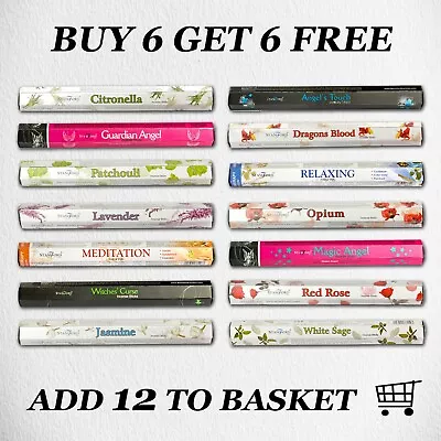 £1.99 • Buy Incense Sticks Stamford Insence Burning Joss Stick Mix & Match Hex Genuine UK