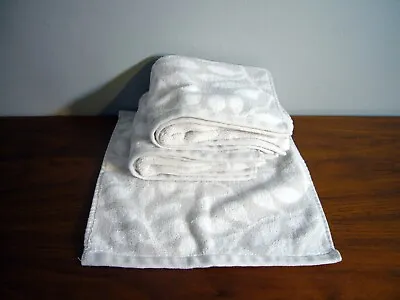 Laura Ashley 2 Hand Towel 1 Washcloth 100% Cotton Lifestyles Collection EUC Vine • £30.85