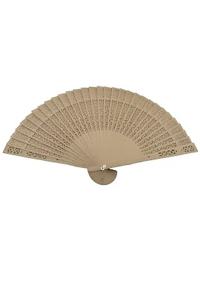 $39.99 • Buy 36 Pc Natural Wood Hand Chinese Wooden Fans Vintage  Wedding Party Favors  BULK