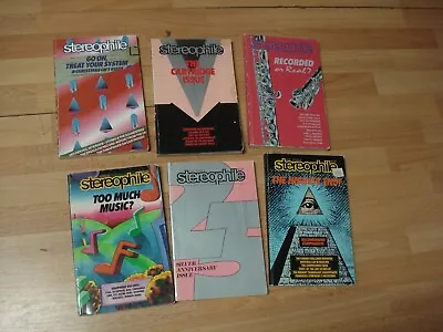 $12.95 • Buy Stereophile Magazines Lot Of 6  1986-1987