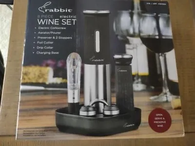 Rabbit Electric Wine Set - 8 Piece - Opened Box - See Photos!! • $10