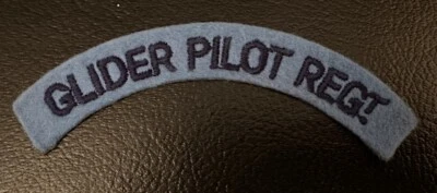 WW2 British Glider Pilot Regiment Title/Arc Patch • £95