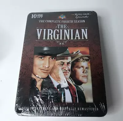 The Virginian: The Complete Fourth Season (DVD 2011 10-Disc Set Tin Case) • $12.95