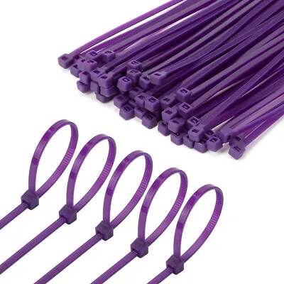 Nylon Plastic Cable Ties Zip Tie Wraps Natural Coloured 4*200mm Multiple Colors • $2.63