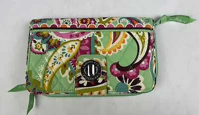 Vera Bradley Push Lock Wallet Clutch Make-Up Tutti Frutti Pattern 8.5 W X 5 T • $17