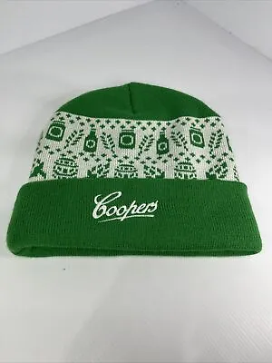 Coopers Sparkling Ale Beer Beanie Green White  • $30