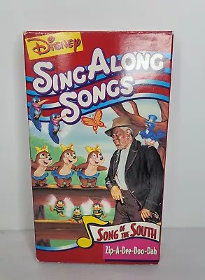 $29.99 • Buy Disneys Sing Along Songs - Song Of The South: Zip-A-Dee-Doo-Dah VHS- Rare Print