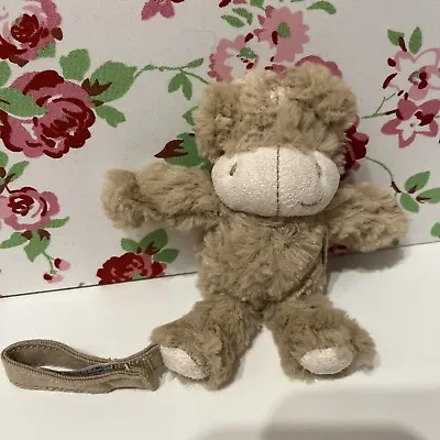 UNUSED MAMAS & PAPAS ONCE UPON A TIME MINI PUDDING MONKEY HANGING SOFT TOY 15cm • £12.95