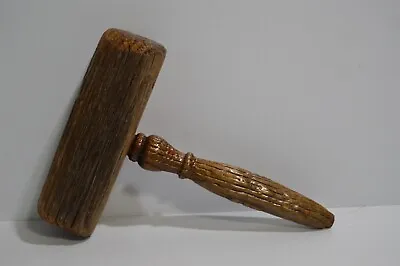 Vintage Wooden Gavel Collectible Judge Lawyer's Office Shiny Varnish Polished • $30