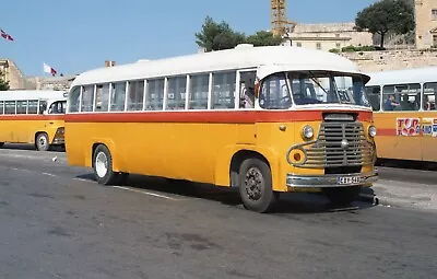 Colour Negative Malta Bus Bedford SBO EBY548 • £1.15