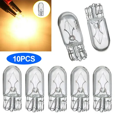 10PCS T10 White LED Car Interior Side Light Wedge Bulb Lamp Parking • $7.93