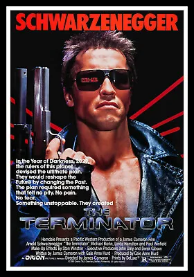 The Terminator Movie Poster Print & Unframed Canvas Prints • $23.95