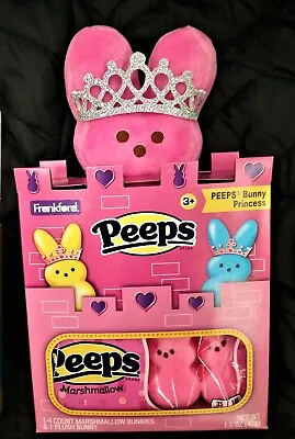 Lot Of 8- Peeps Pink Princess Bunny Plush +4ct Marshmallow Gift Set BBD Jan 2025 • $35.96