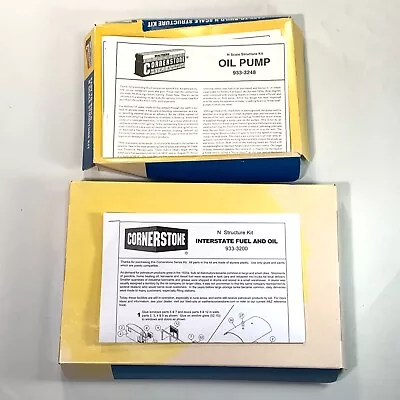 WALTHERS CORNERSTONE 933-3200 & 933-3248 Lot Of 2 N Scale Kits OPEN BOXES • $24.95