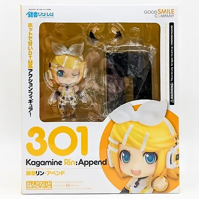 Kagamine Rin Append Nendoroid 301 Vocaloid Figure • $59.99