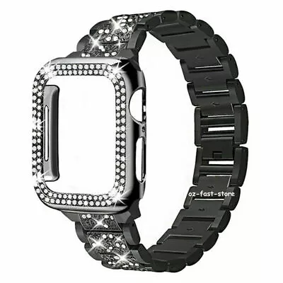 $18.99 • Buy Bling IWatch Strap Case For Apple Watch Band Series 9 8 7 6 5 4 3 2 1 SE Ultra 2