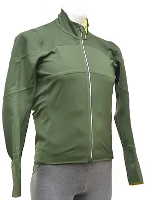 Mavic Cosmic Pro H2O Rain Jacket Men SMALL Green Road Bike Mountain MTB Gravel • $34.95