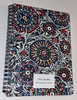 Vera Bradley Mini Notebook W/Pocket 160 Pages Stained Glass Medallion NWT • $20.99