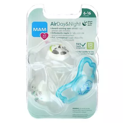 Air Day & Night Pacifier 6-16 Months 3 Count • $14.61