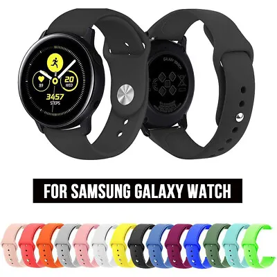 Silicone Sport Band Strap For Samsung Galaxy Watch 5 4 3 42/46 40/44mm Active 2 • $6.32