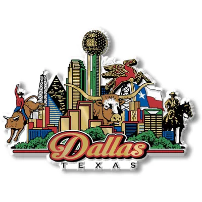 Dallas Texas Magnet By Classic Magnets • $8.99