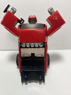 Vintage Rare ERTL POWRTRONS Zoomer Transformer Toy Robot 4 X 4 Red Jeep Truck  • $9.99