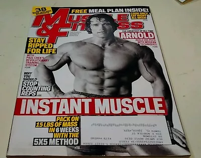 Muscle & Fitness Magazine November 2011 Arnold Schwarzenegger Ripped Meal Plan • $9.99