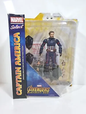 Marvel Select Infinity War MCU Captain America Collectors Figure New/sealed  • £24.99