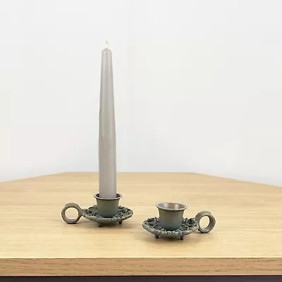 £20 • Buy Candle Holder Set Of 2 Chamber Sticks Pair Vintage Home Decor Taper Dinner Gift