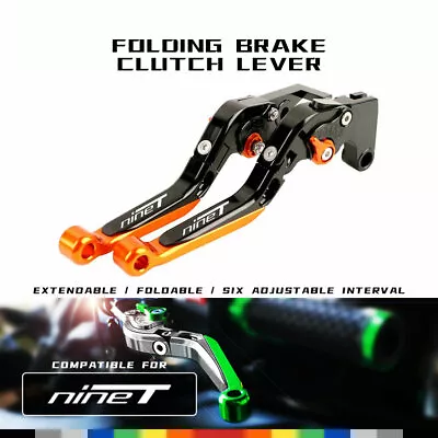 Motorcycle Brake Clutch Adjustable Extend Folding Lever For BMW R NINE T 14-20 • $34.26