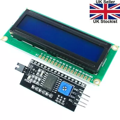 IIC/I2C/TWI 1602 16x2 LCD Display Module For Arduino • £4.66