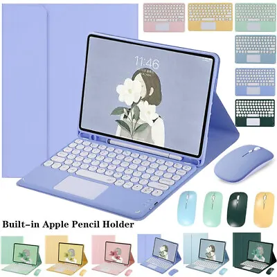 $19.99 • Buy Touchpad Bluetooth Keyboard Case Cover Mouse For IPad 5 6 7 8 9th Pro Air 3 4 5