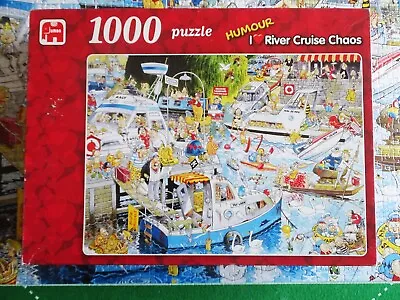 1000 Piece Falcon Comic Jigsaw River Cruising Chaos • £4.95